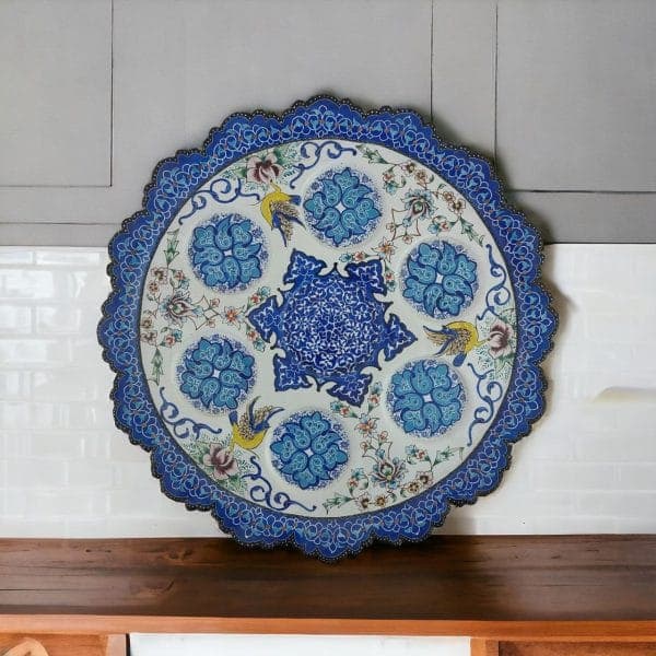 سرویس 15 پارچه 6 نفره چای خوری میناکاری کد ZP292 — تصویر ۱۲
