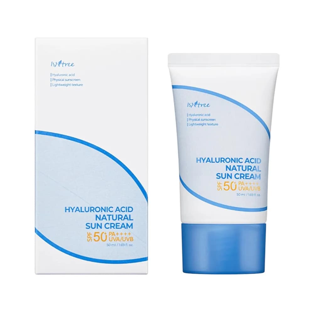 کرم ضد آفتاب و آبرسان فیزیکی مینرال هیالورونیک اسید ایزنتری 50ml اورجینال — تصویر ۸