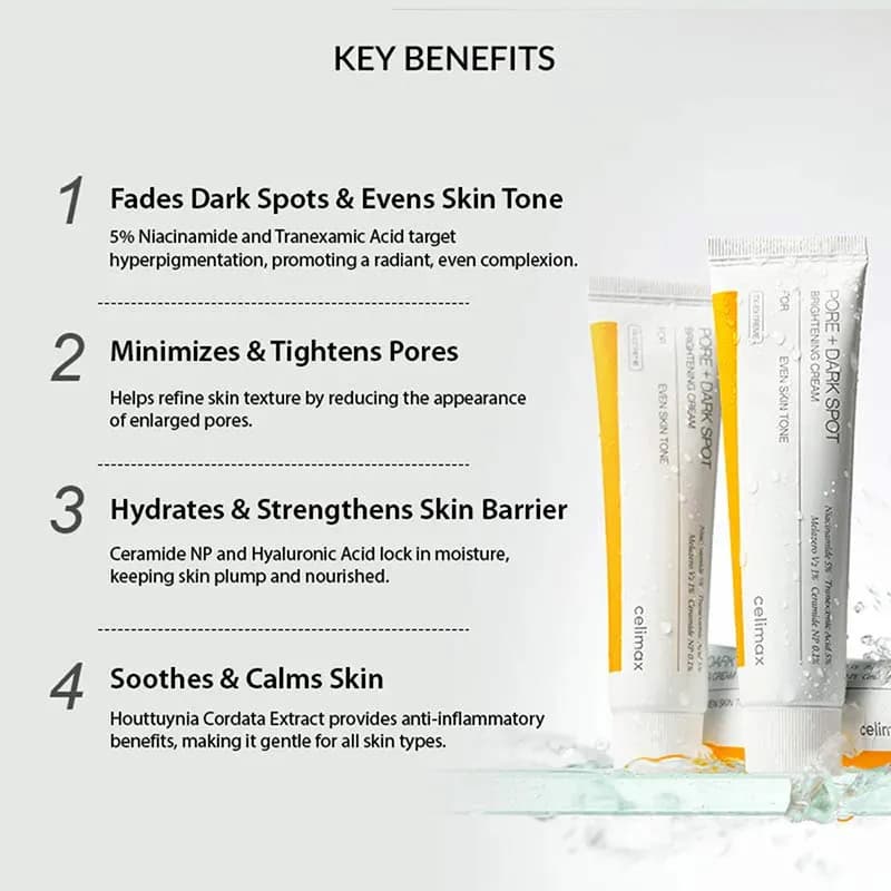 کرم روشنکننده و ضدلک سلیمکس Celimax مدل Pore + Dark Spot حجم 35 میلیلیتر | مراقبت سهگانه از لک و منافذ پوست اورجینال — تصویر ۱۲