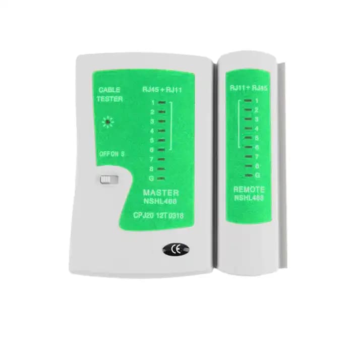 تستر کابل شبکه و تلفن مدل JS-468 (مناسب RJ45 و RJ11)