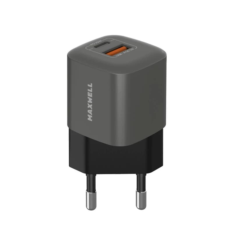 شارژر 25 وات دیواری مکسول مدل CHARGEMAX با پورت USB-C (PD)