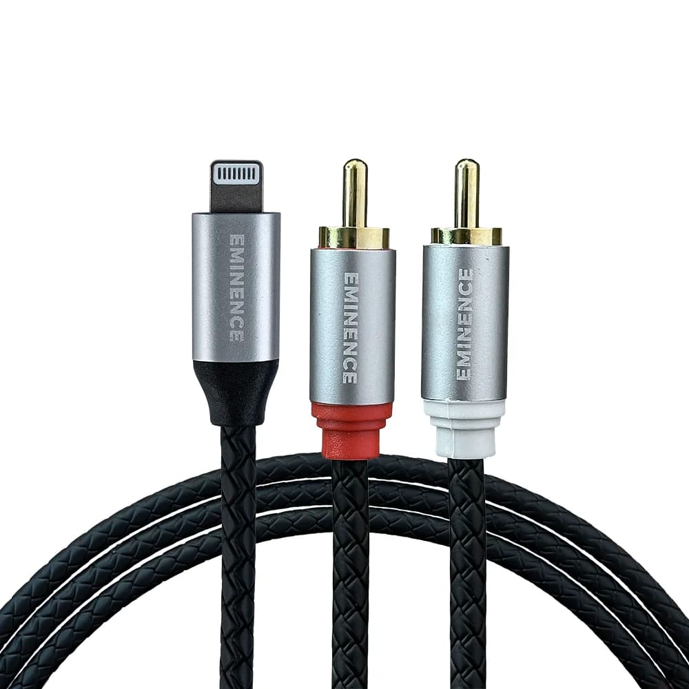 کابل تبدیل لایتنینگ به دو RCA امیننس ۱.۸ متری
