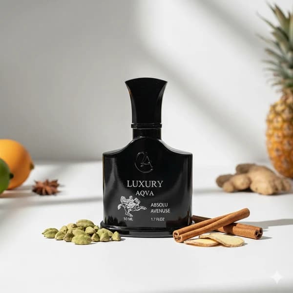 ادکلن مردانه لاکچری آکوا LUXURY AQVA مدل اونتوس ابسولو ABSOLU AVENUSE حجم 50 میلی لیتر — تصویر ۴