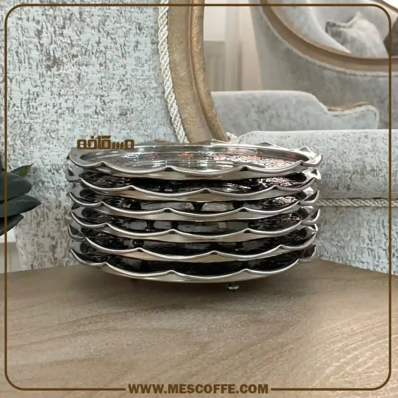 پیش دستی مسی الماستراش — تصویر ۸