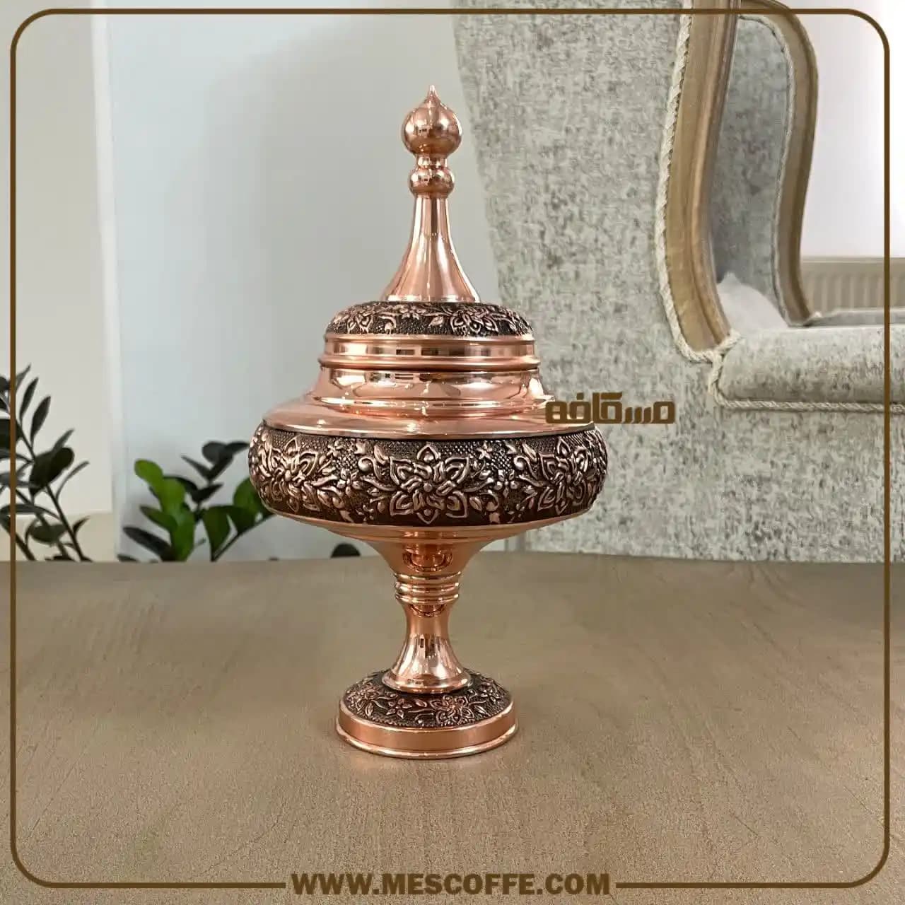 شکلات خوری مسی نانو زنجان(مدل سفینه ای/برند فضلی/کد2061) — تصویر ۵