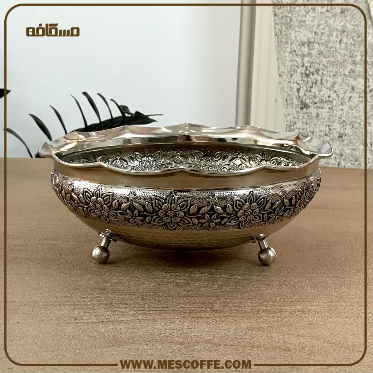 سرویس پذیرایی کروم مدل گلبرگ — تصویر ۵