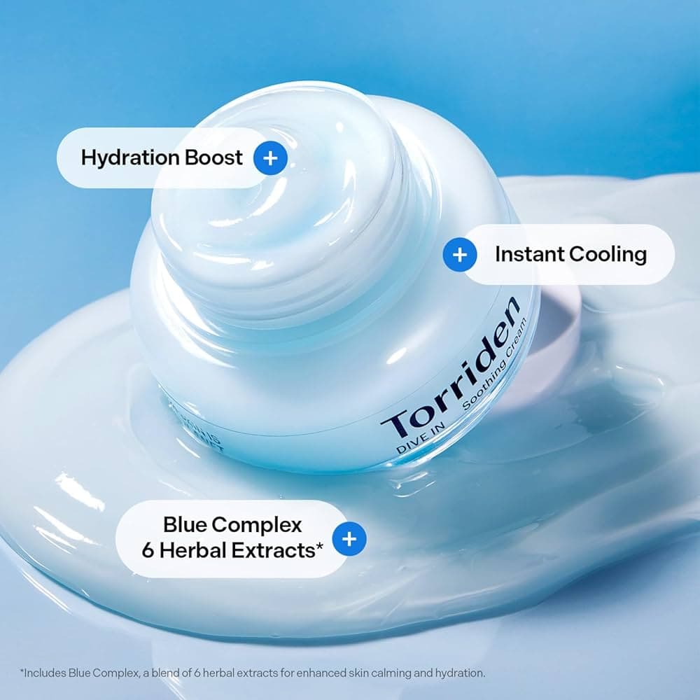 کرم مرطوب کننده و تسکین دهنده هیالو اسید توریدن Torriden DIVE-IN Soothing Cream — تصویر ۱۰