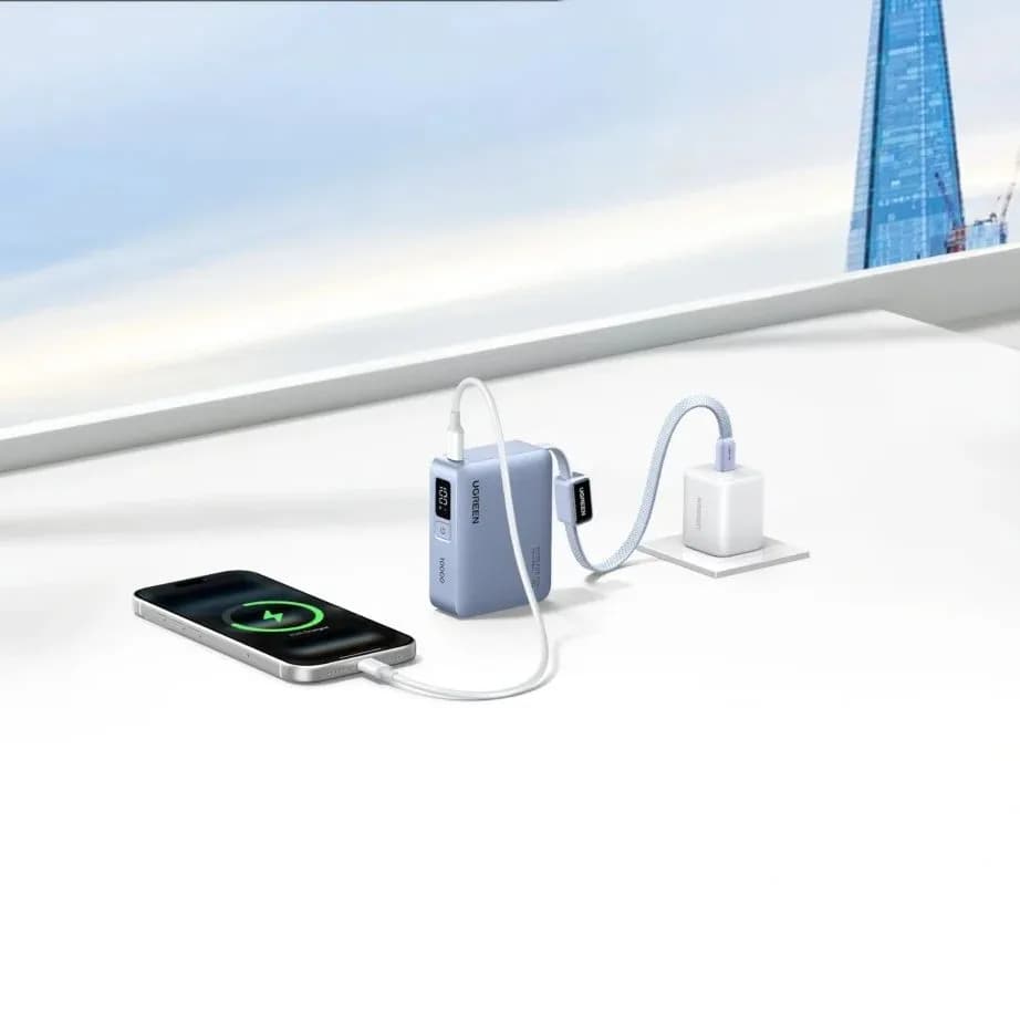 پاوربانک 33 وات یوگرین(75173) UGREEN Power Bank 10000mAh 33W — تصویر ۸