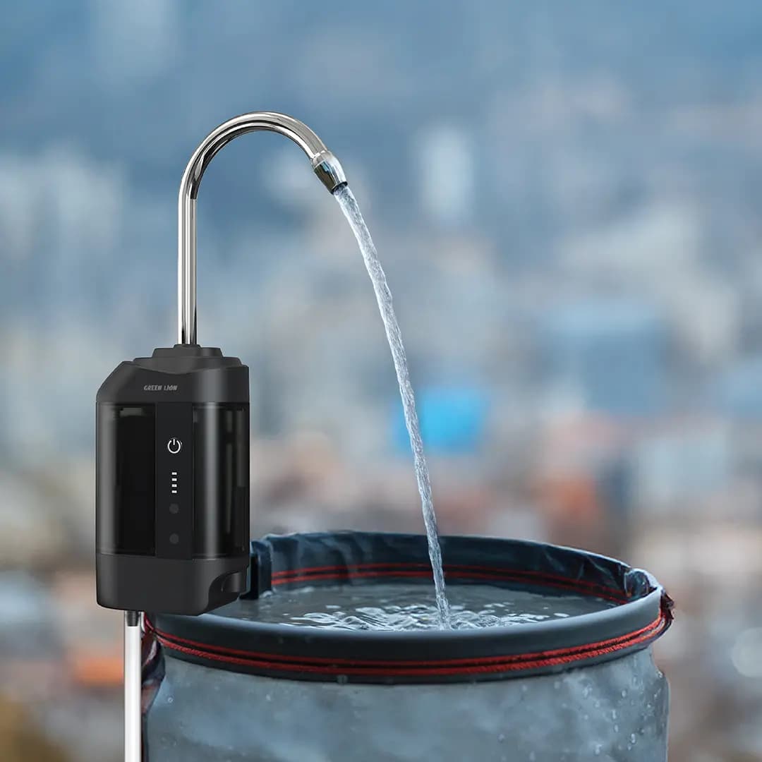 پمپ آب هوشمند شارژی گرین لاین(GNSMWTRPMPBK)Green Lion Smart Water Pump with Oxygenation Mode – Black — تصویر ۴
