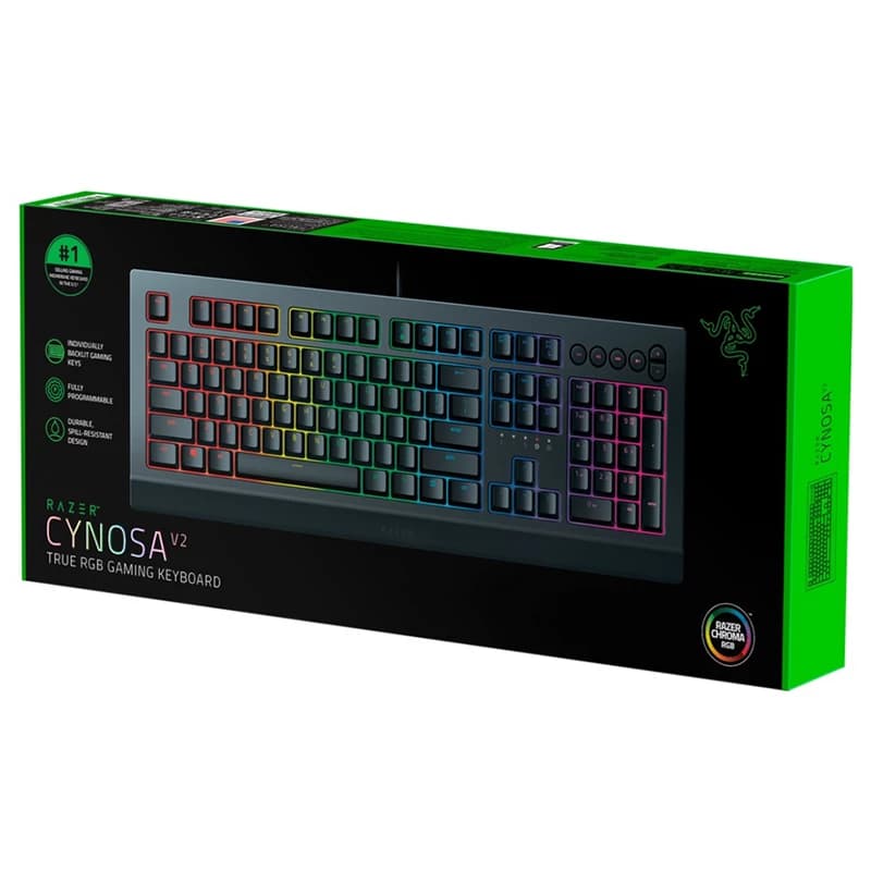 کیبورد مخصوص بازی ریزر razer مدل CYNOSA V2 — تصویر ۲