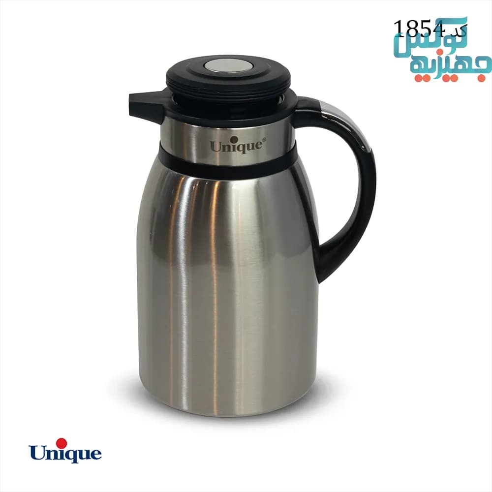 فلاکس 2 لیتر استیل بدون شیشه یونیک کد 1854 — تصویر ۷
