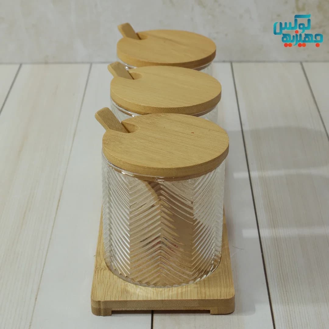 ست بانکه پیرکس 3 عددی گرد قاشق دار کد 0044 — تصویر ۵