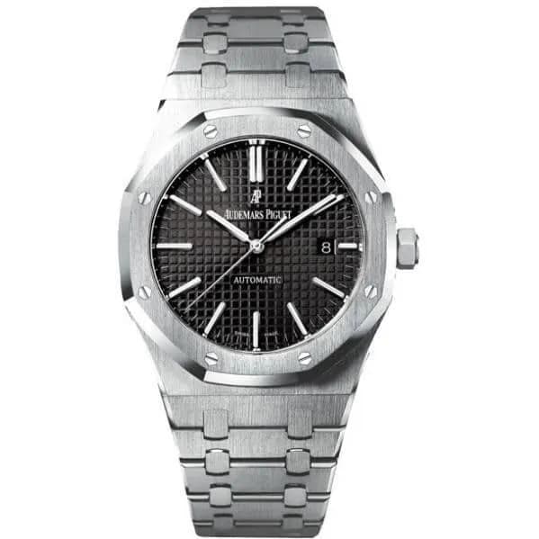 ساعت مچی مردانه ای پی (audemars piguet) نقره ای صفحه مشکی