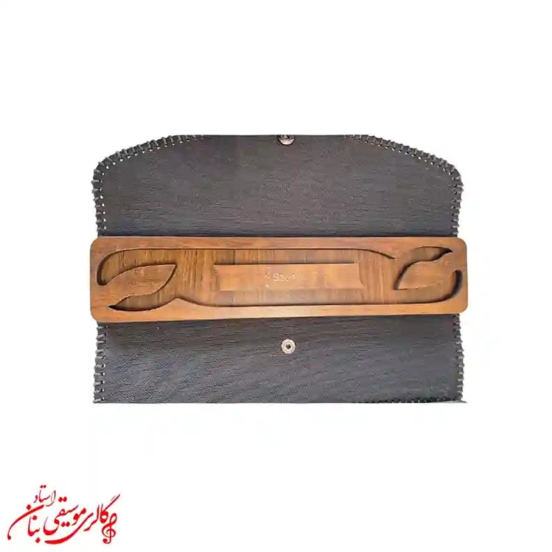 جعبه مضراب سنتور برند Szopen چرم طرح ابر و باد — تصویر ۲