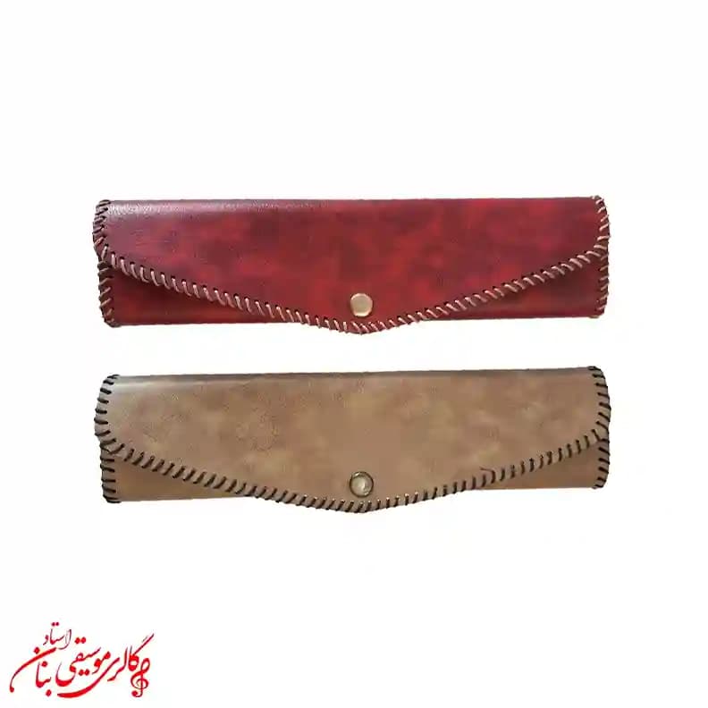 جعبه مضراب سنتور برند Szopen چرم طرح ابر و باد — تصویر ۳