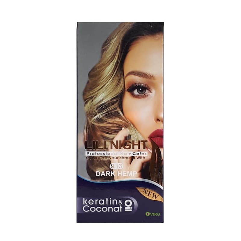 کیت رنگ مو لی لی نایت کنفی تیره شماره 9.13 Dark Hemp LiLi Night — تصویر ۲