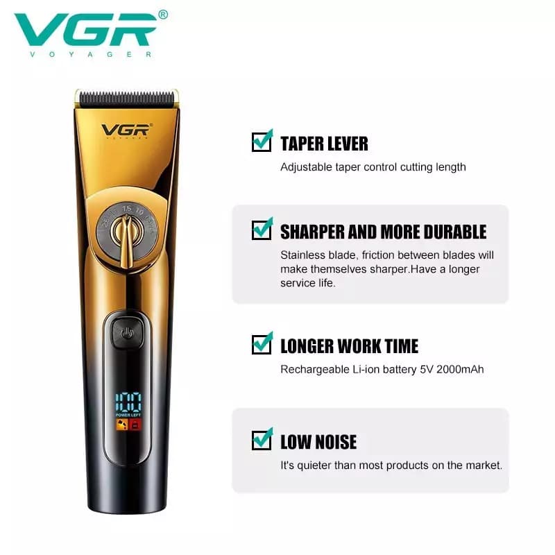 ماشین اصلاح موی سر و صورت وی جی ار مدل V-663 — تصویر ۸
