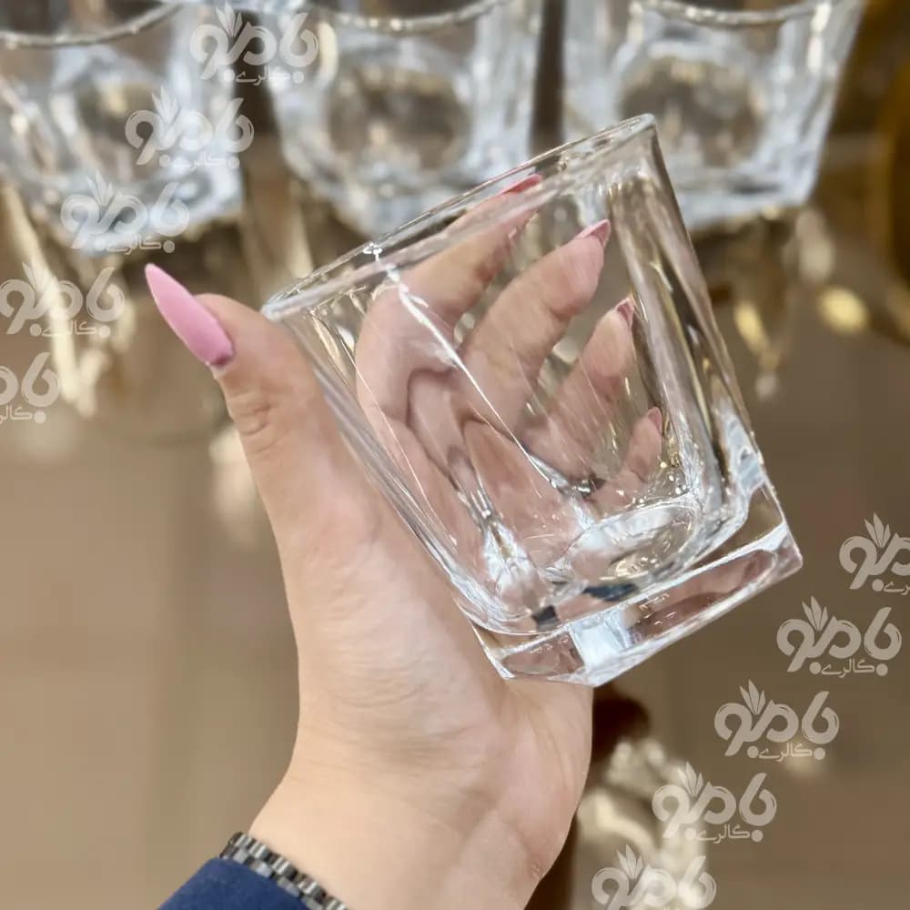 نیم لیوان شیشه ای باروک کوتاه 1142 — تصویر ۳