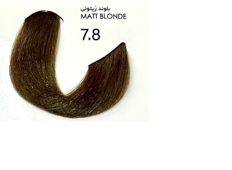 رنگ مو بدون آمونیاک پیکشن بلوند زیتونی (7.8) Matt Blonde — تصویر ۴