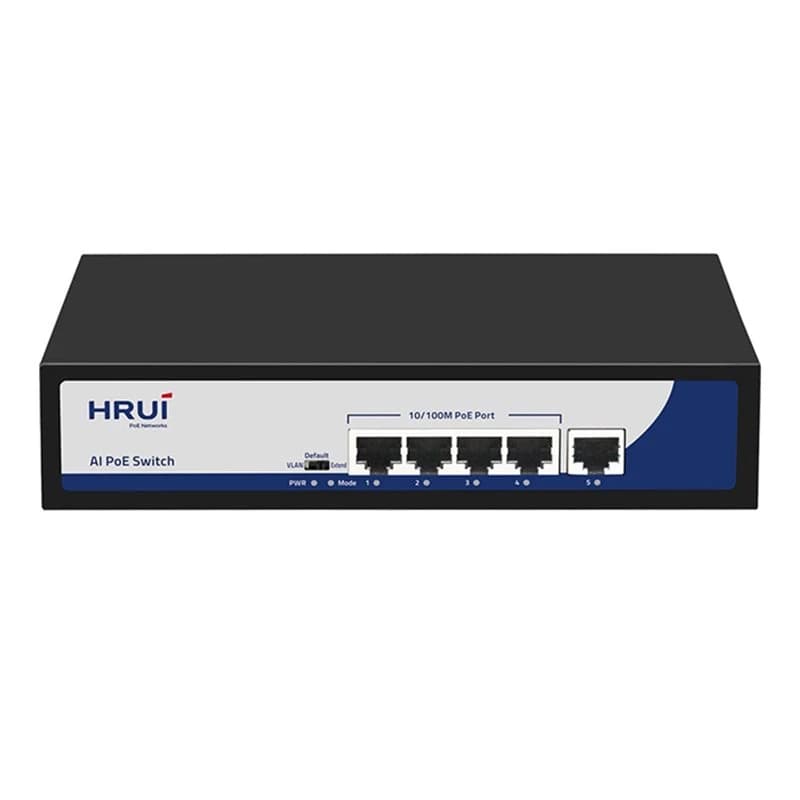 سوئیچ 4 پورت PoE اچ ار یو آی مدل SW HR900-AF-41N — تصویر ۳