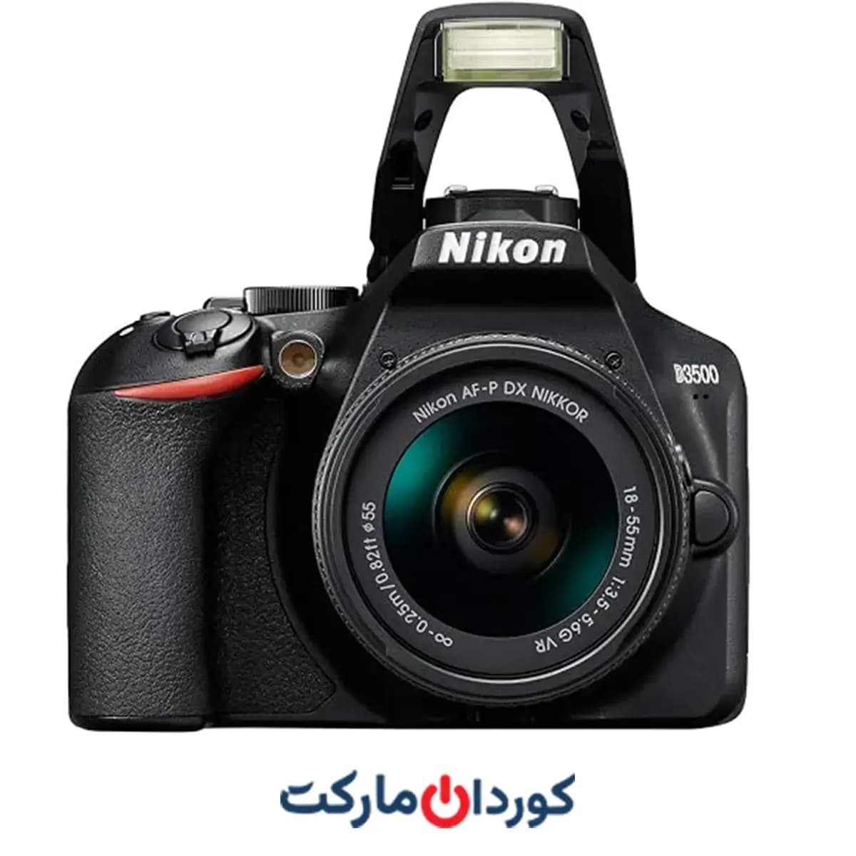 دوربین دیجیتال نیکون NIKON مدل D3500 به همراه لنز 18-55 میلی متر VR AF-P همراه با کیف و سه پایه در حد نو — تصویر ۹