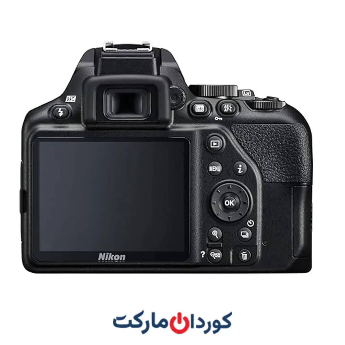 دوربین دیجیتال نیکون NIKON مدل D3500 به همراه لنز 18-55 میلی متر VR AF-P همراه با کیف و سه پایه در حد نو — تصویر ۵