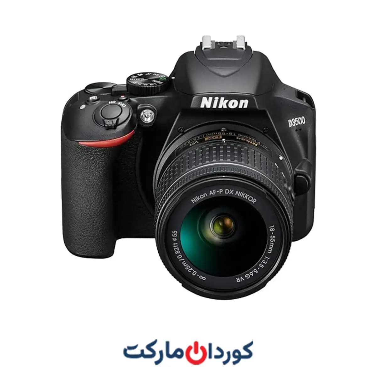 دوربین دیجیتال نیکون NIKON مدل D3500 به همراه لنز 18-55 میلی متر VR AF-P همراه با کیف و سه پایه در حد نو — تصویر ۳
