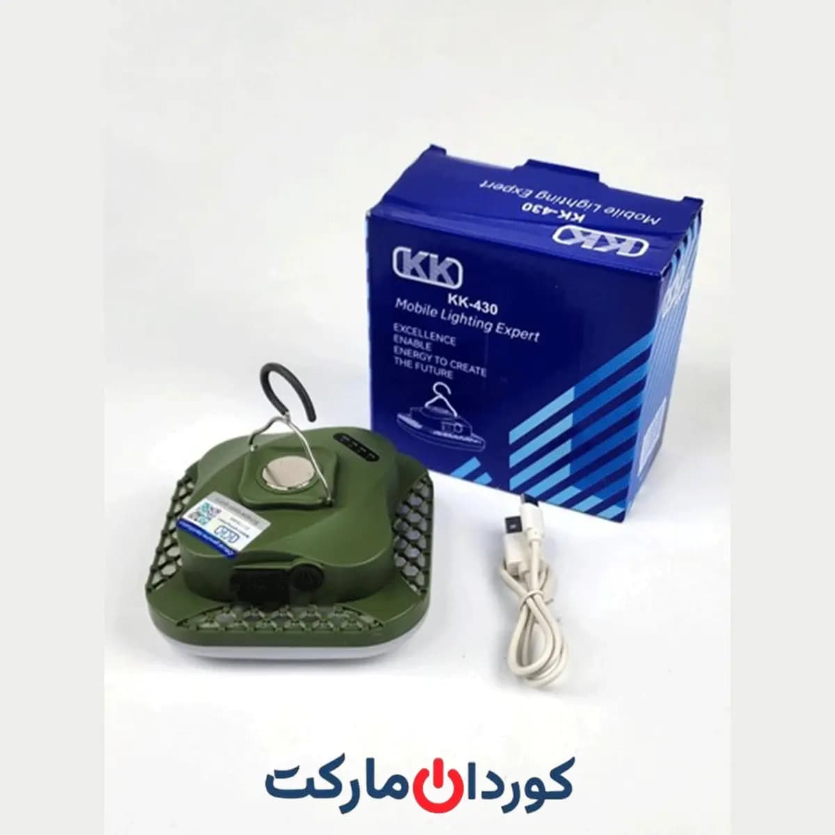 لامپ شارژی پاور بانکی LED برند KK مدل kk-430