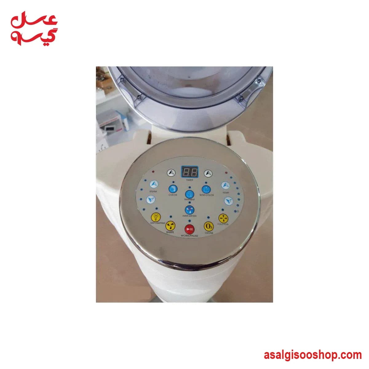 دستگاه مایکرومیست ۱۵ لایت لیز Lizze مدل کنترلدار | Lizze Micromist 15 Light Hair Steamer with Remote Control | کد 3151 — تصویر ۷