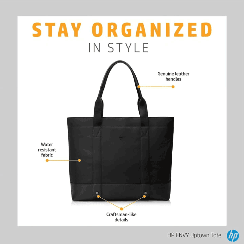 کیف زنانه برند HP مدل Envy tote سایز بزرگ — تصویر ۱۲