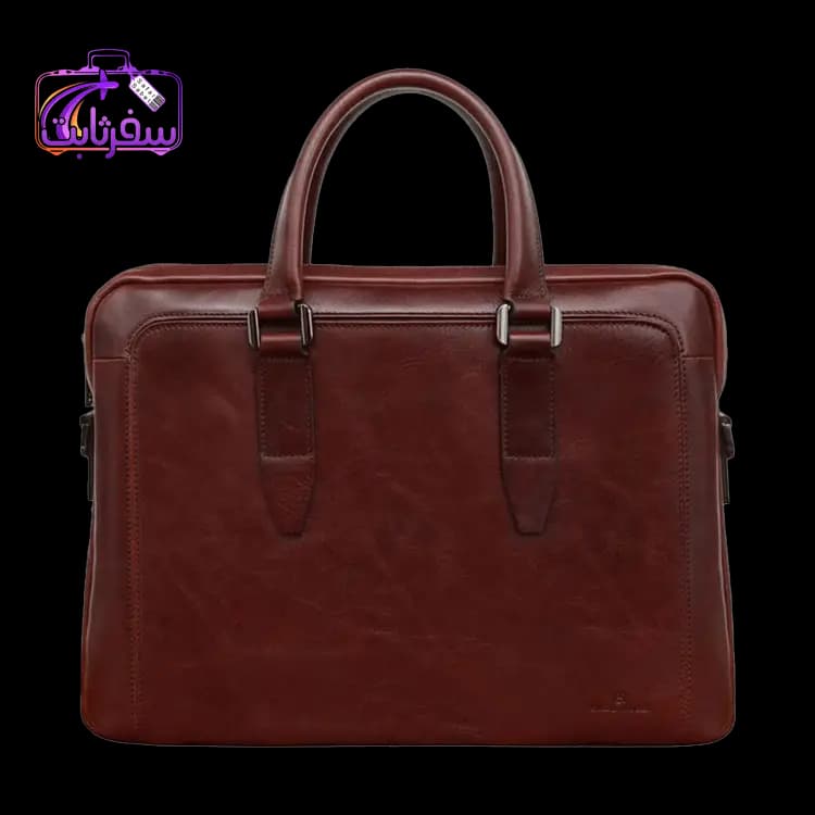 کیف اداری چرم برند انزو رسی مدل 4218 سایز 15.6