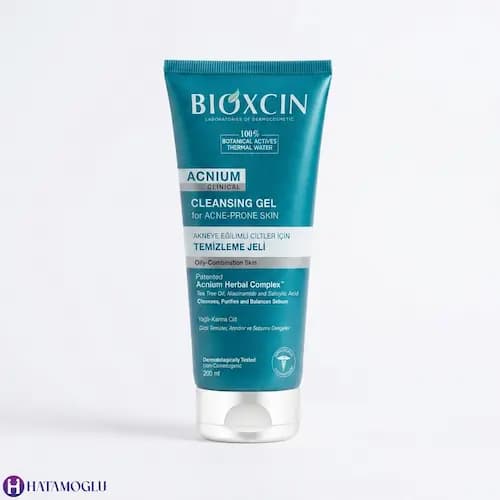 ژل شستشوی صورت بیوکسین ACNIUM مناسب پوست چرب و جوشدار | حجم ۲۵۰ میلیلیتر — تصویر ۴