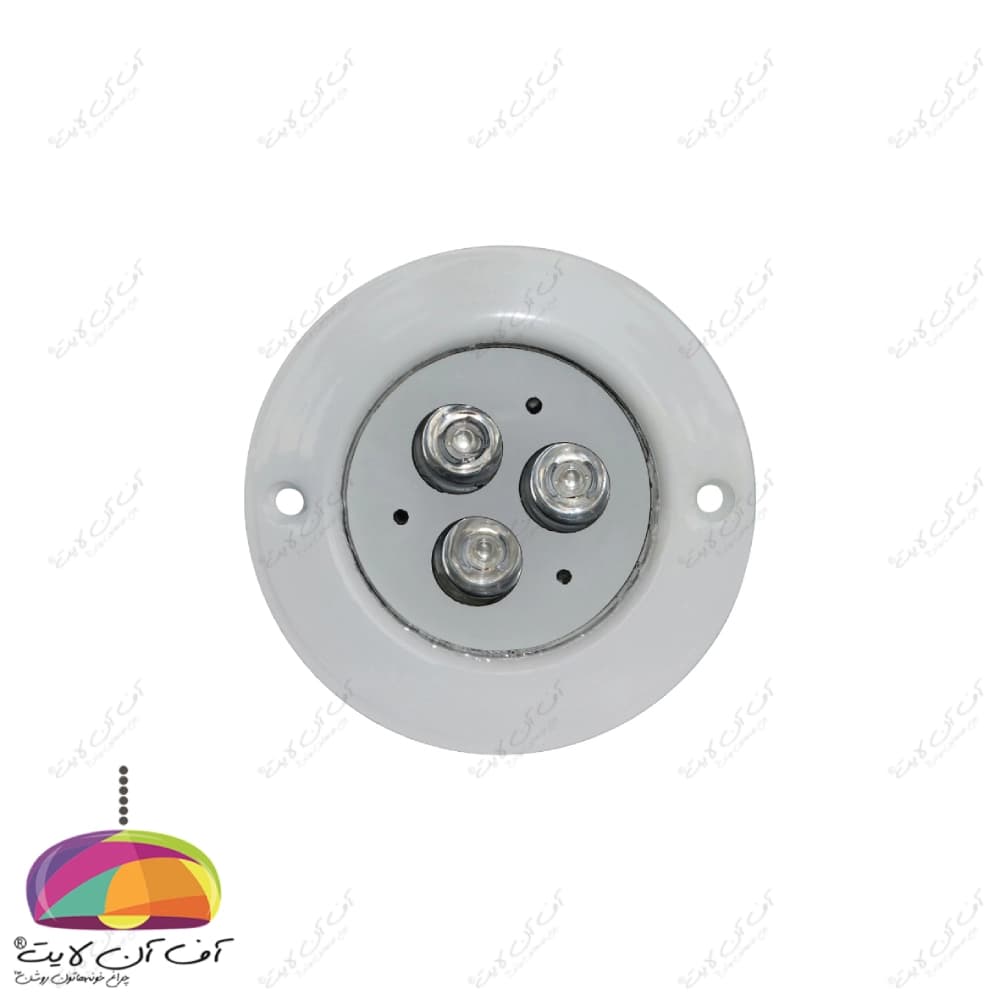 چراغ استخری توکار 9 وات RGB فول کالر EMAX — تصویر ۳