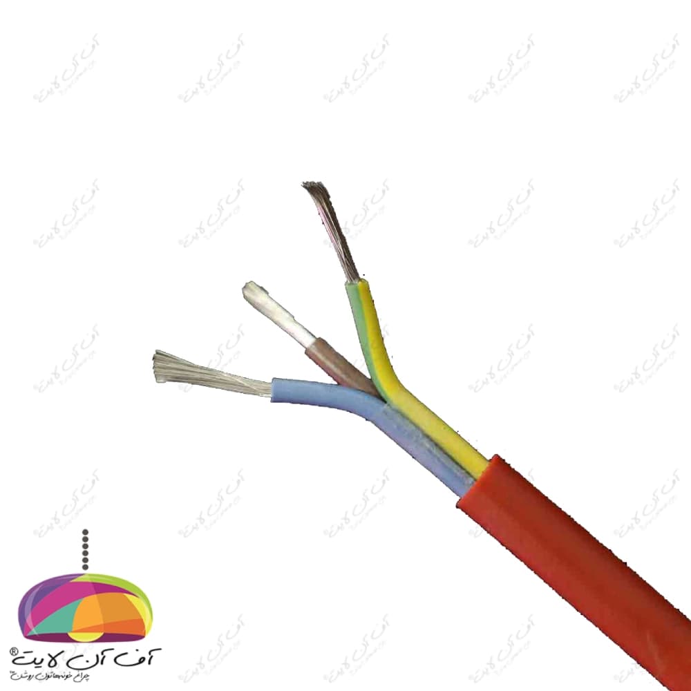 کابل 2.5×3 نسوز سیلیکونی یاقوت — تصویر ۴
