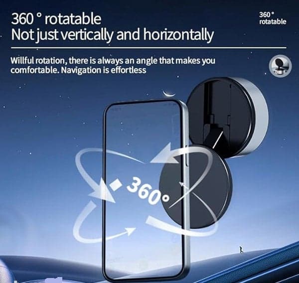 هولدر و پایه نگهدارنده وکیومی موبایل مدل D21 ا VACUUM SUCTION D21 PHONE — تصویر ۵