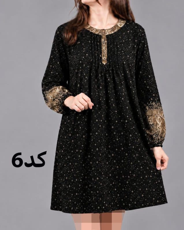 تونیک زنانه طرح اندونزی سایزبزرگ 7630 — تصویر ۷