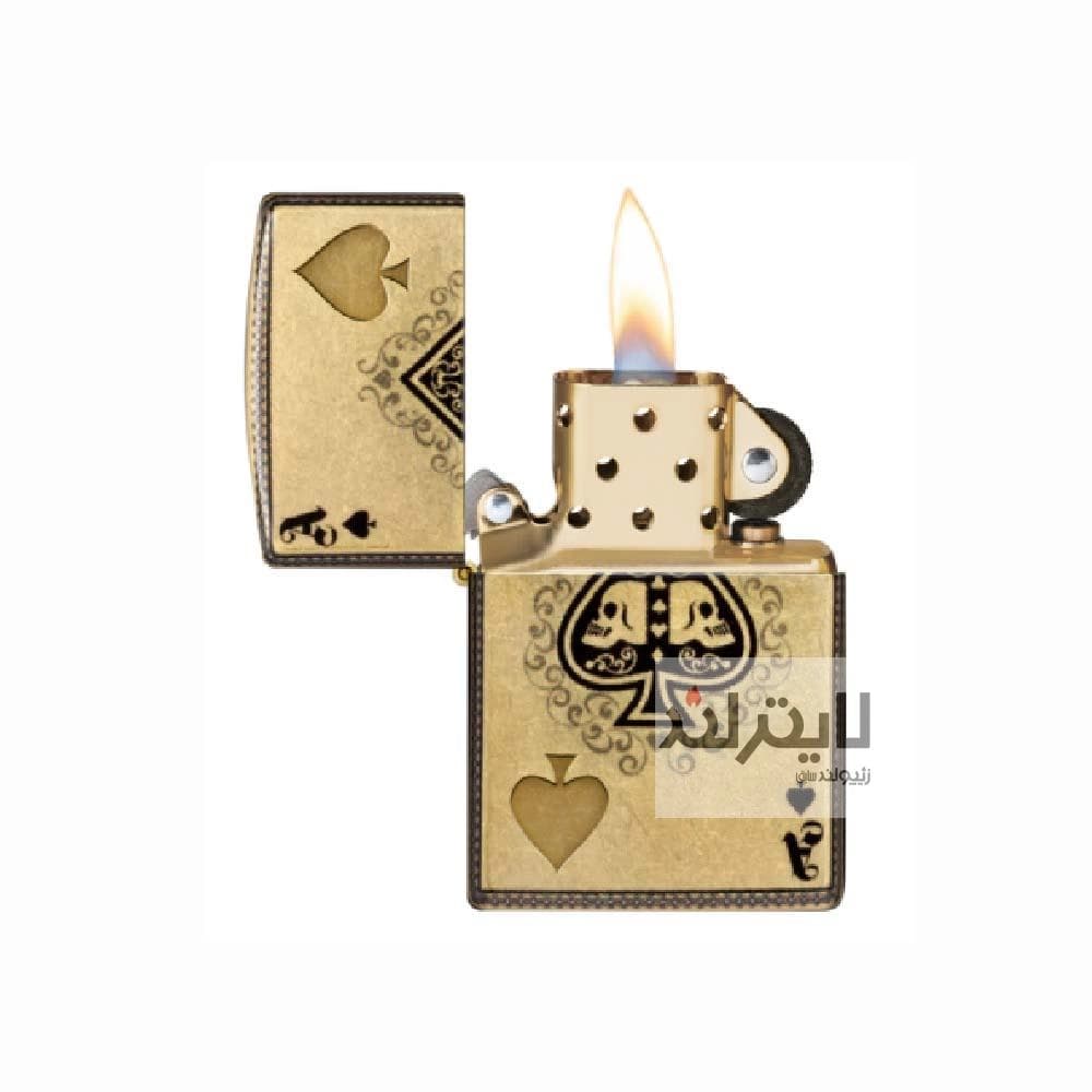 فندک زیپو مدل Ace of Skulls کد 46388 — تصویر ۲