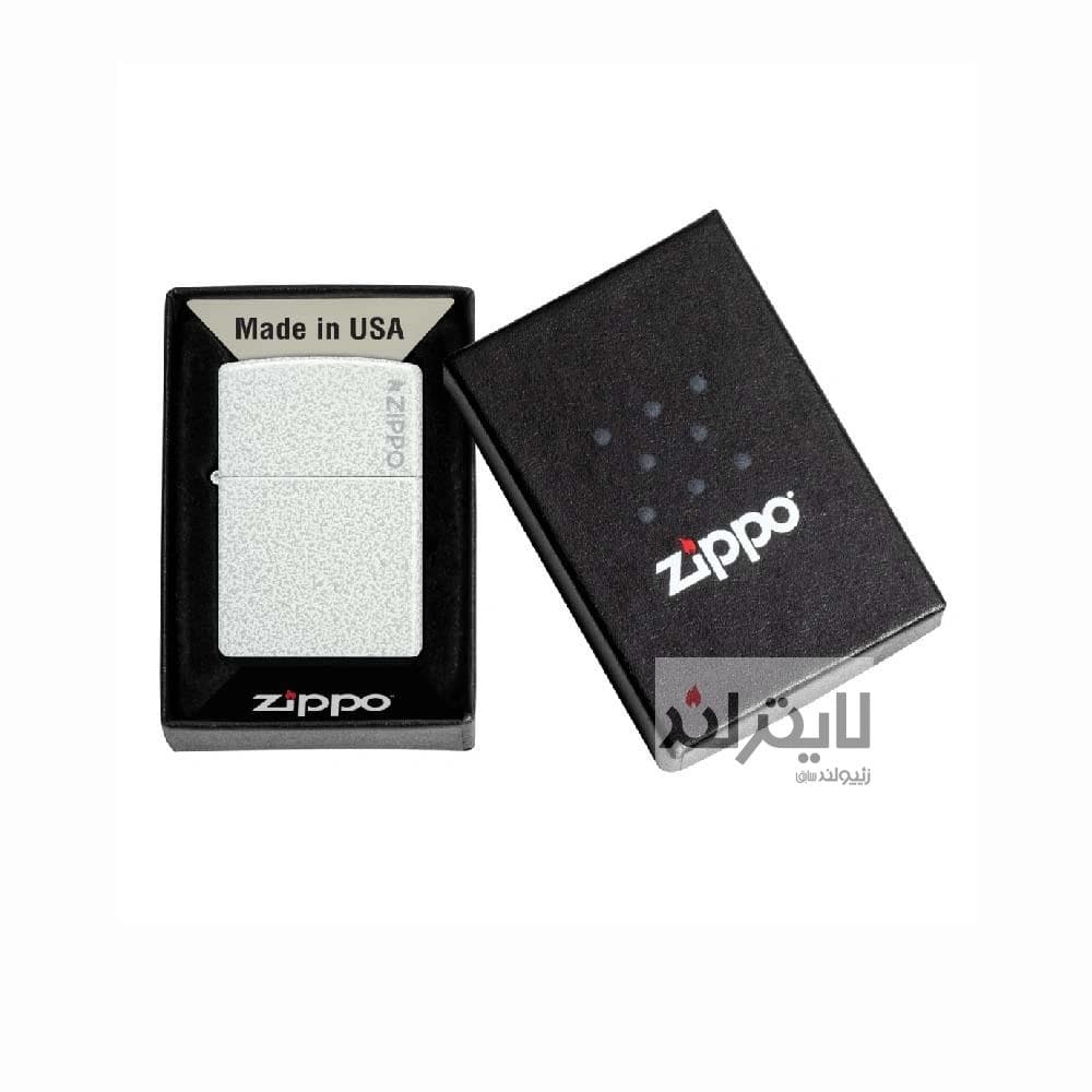فندک زیپو مدل Classic Glacier Zippo Logo کد 46020zl — تصویر ۷