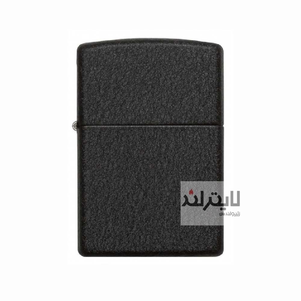 فندک زیپو Classic Black Crackle with Zippo logo کد 236zl — تصویر ۲