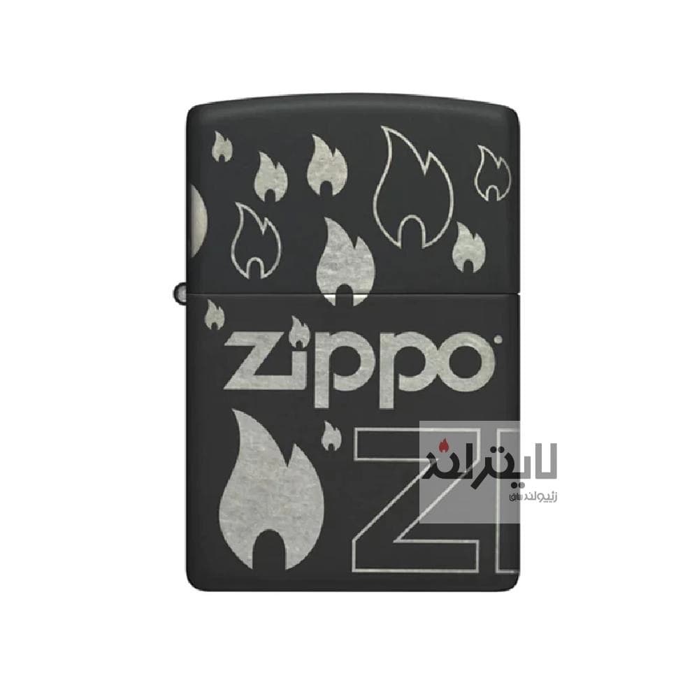 فندک زیپو مشکی مدل طراحی 360درجه کد48908 — تصویر ۸