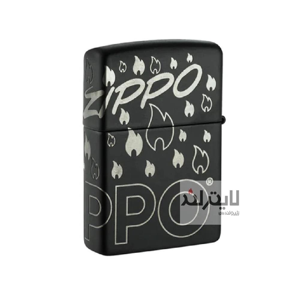 فندک زیپو مشکی مدل طراحی 360درجه کد48908 — تصویر ۱۱
