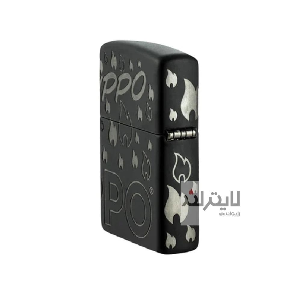 فندک زیپو مشکی مدل طراحی 360درجه کد48908 — تصویر ۶