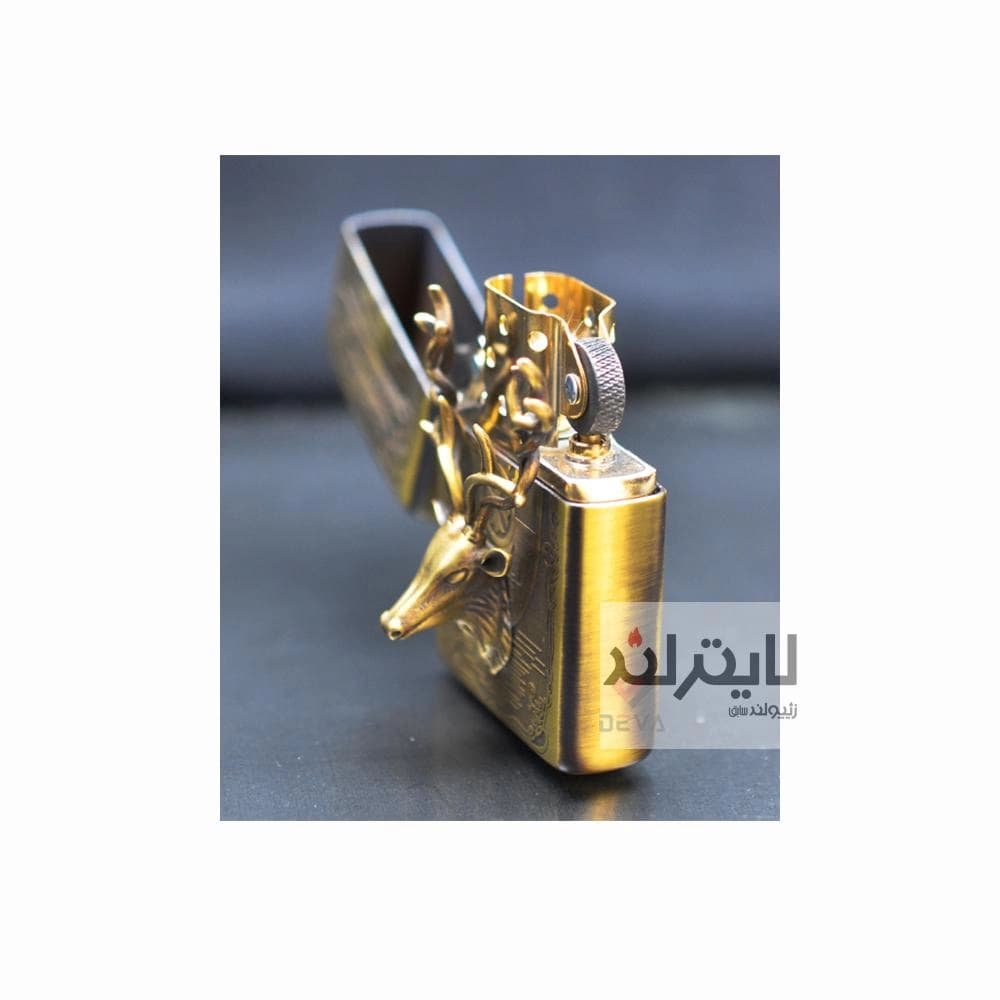 فندک زیپو مدل Embossed Deer Design Armor — تصویر ۱۱
