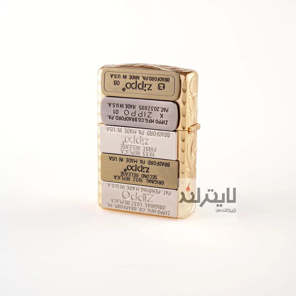 فندک زیپو مدل Bottom Stamp GD — تصویر ۸