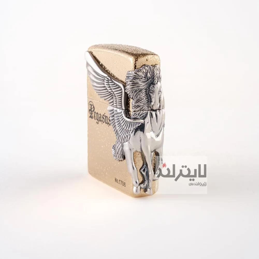 فندک زیپو مدل Pegasus (D) TC Gold 12000 — تصویر ۵