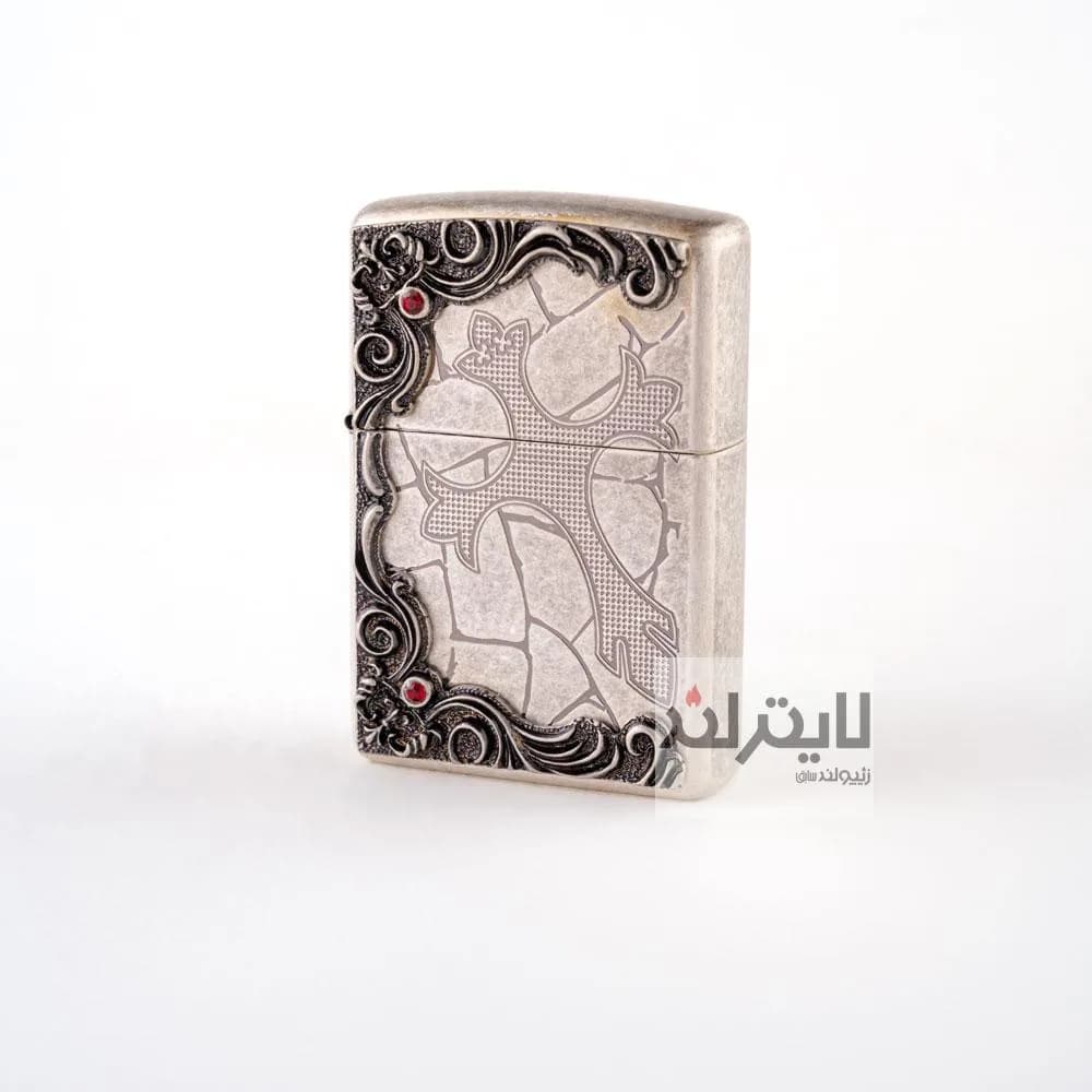 فندک زیپو مدل Antique Cross EMB 2435-SA — تصویر ۵