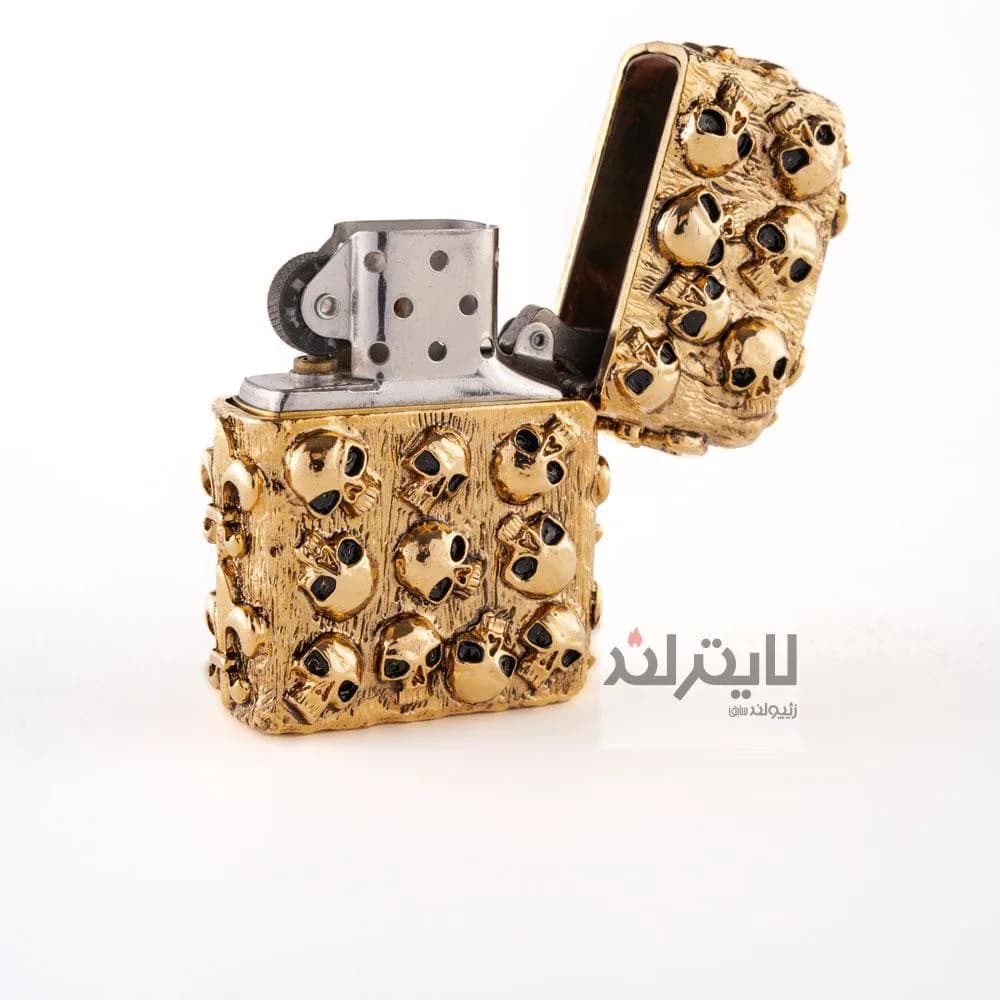 فندک زیپو مدل Metal Jacket Skull GII 1200 — تصویر ۹