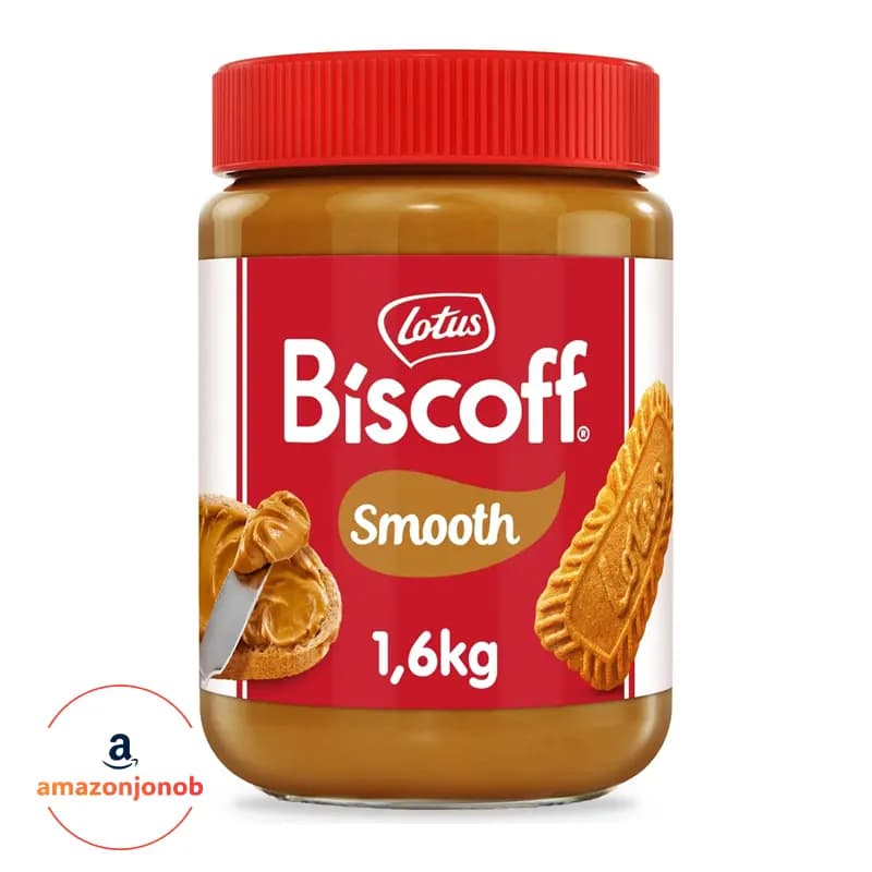 کرم بیسکویت لوتوس Lotus مدل Smooth وزن ۱/۶ کیلوگرم (بلژیکی) — تصویر ۲