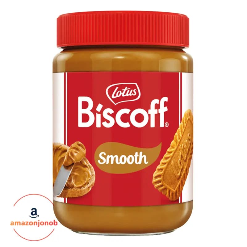 کرم بیسکویت لوتوس اسموت ۴۰۰ گرمی Lotus Biscoff Smooth Spread