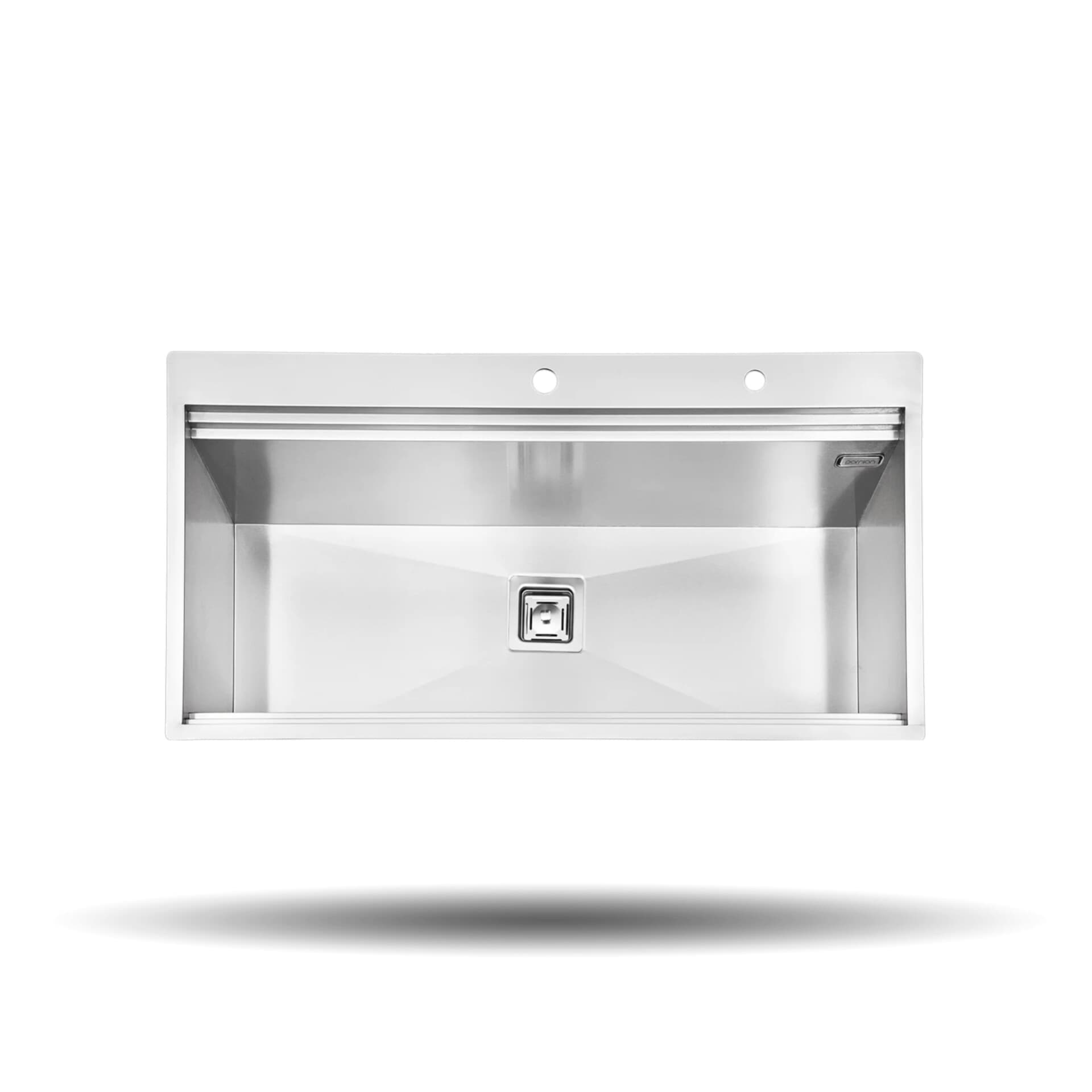 سینک پرنیان استیل 50*100 توکار فانتزی کد PS4209 — تصویر ۳